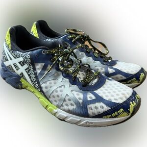 ASICS Gel-Noosa Tri 9 Men's Shoes - Blue, White, and Yellow